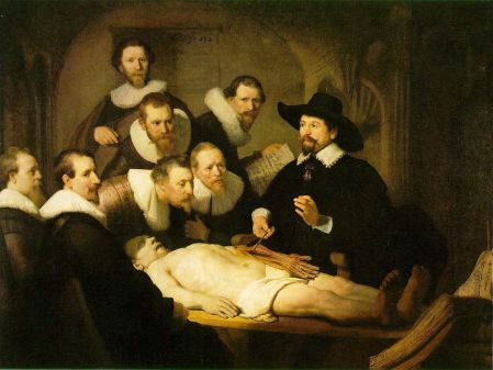 La leçon d'anatomie du Dr Tulp     Rembrandt